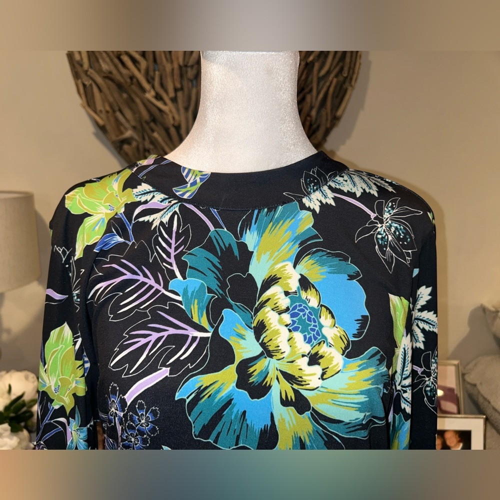 Beautiful Hale Bob Tie neck shift dress - L - Picture 3 of 5